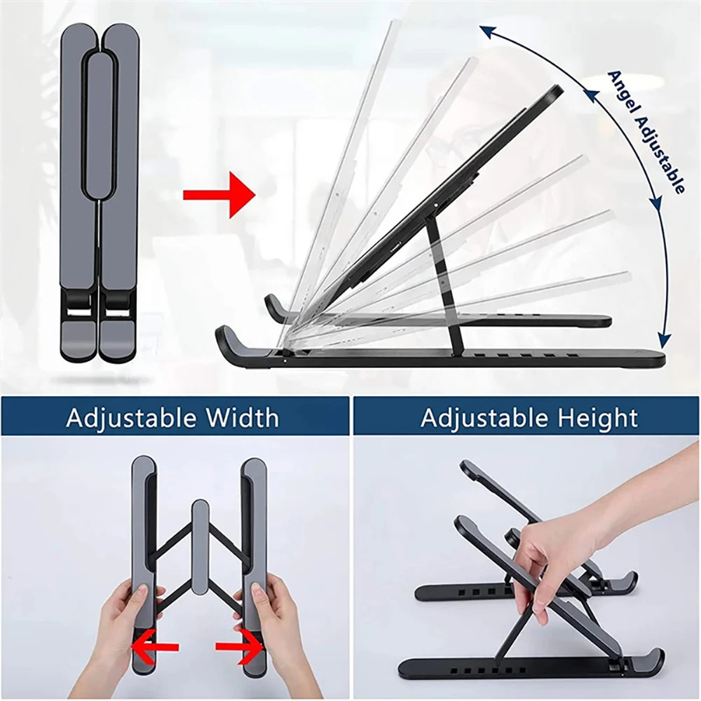 Foldable Laptop Stand Portable Ergonomic Holder for MacBook Pro