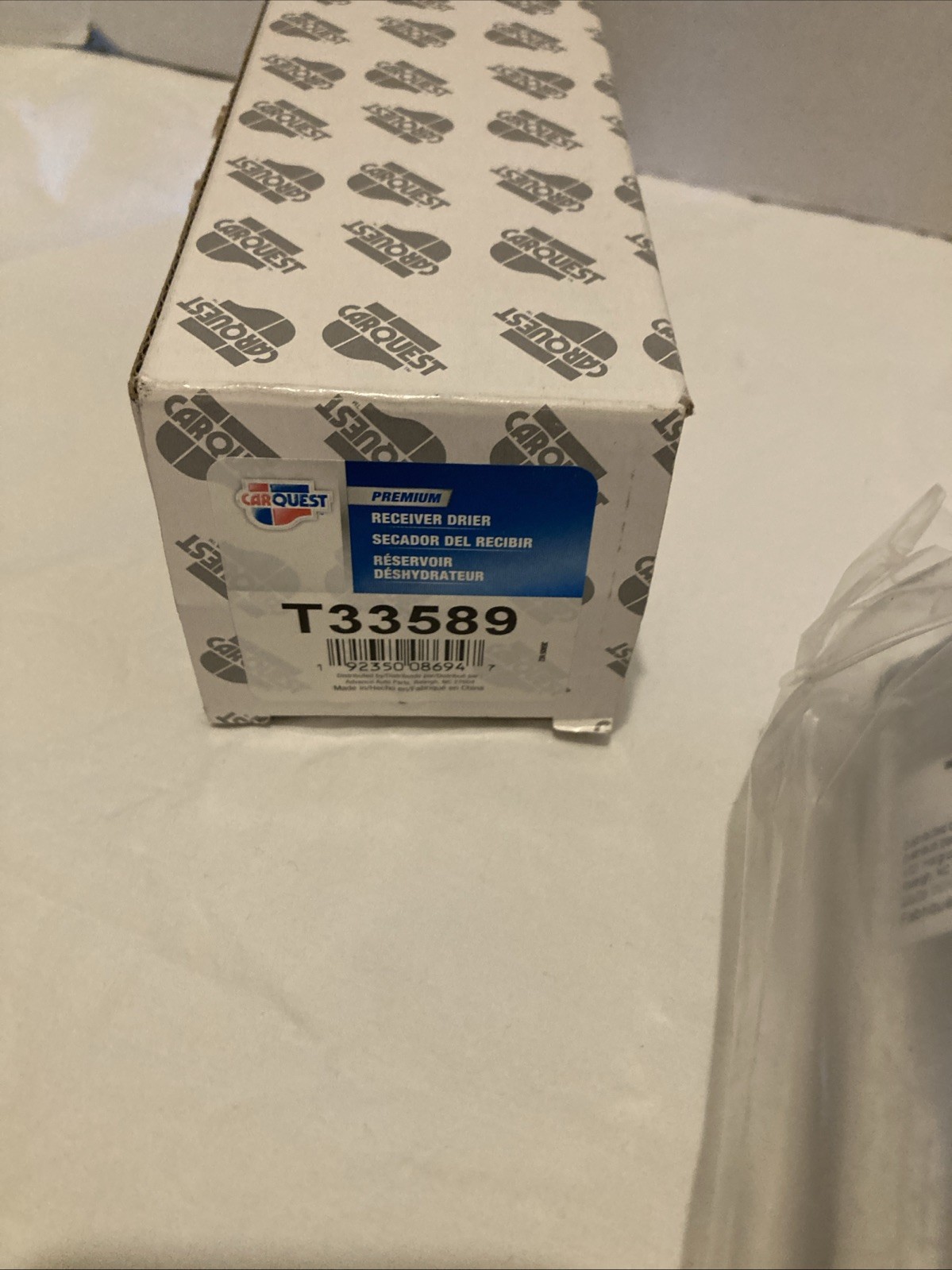 A/C Receiver Drier CARQUEST T33589 NEW