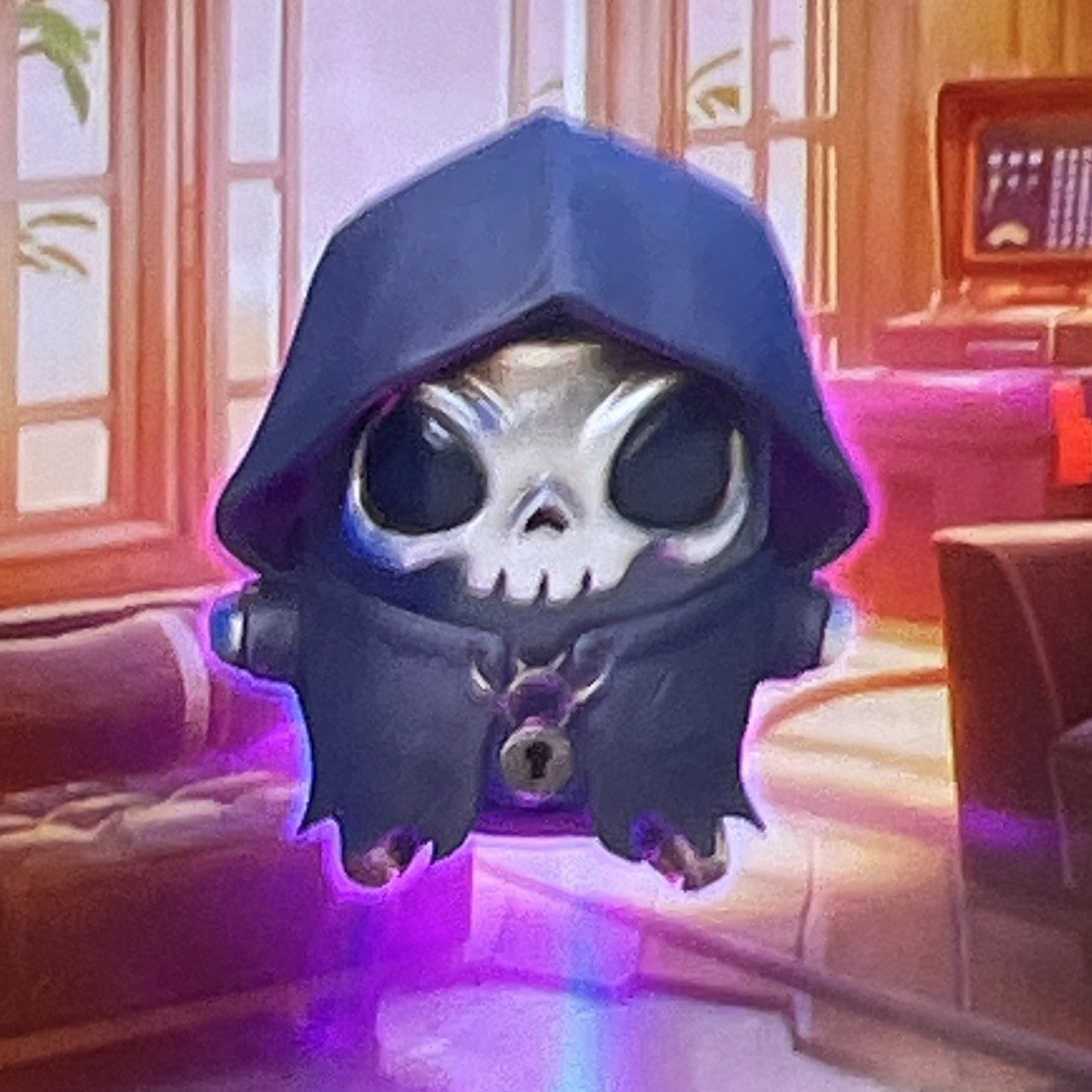 Clash Royale Crypto-Collectible Hooded Skull Character Gen 7 ID 7
