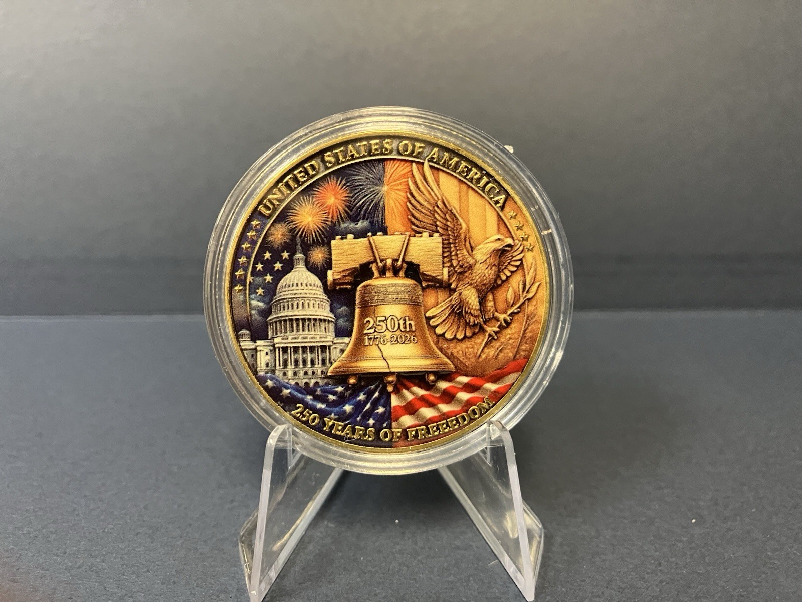 USA 250th Anniversary American Challenge Coin
