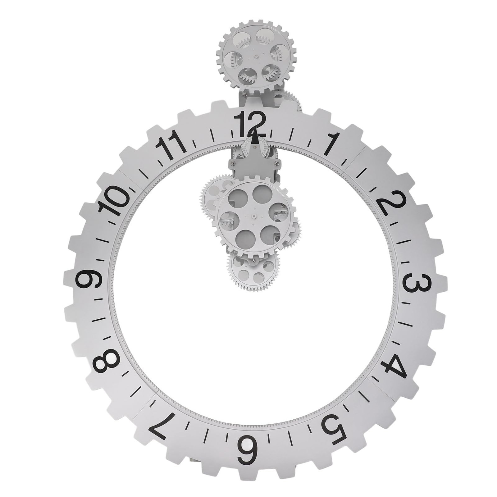 Sorandy 3D Mechanical Gear Clock, Design, Exquisite Craftsmanship, Large Movi...