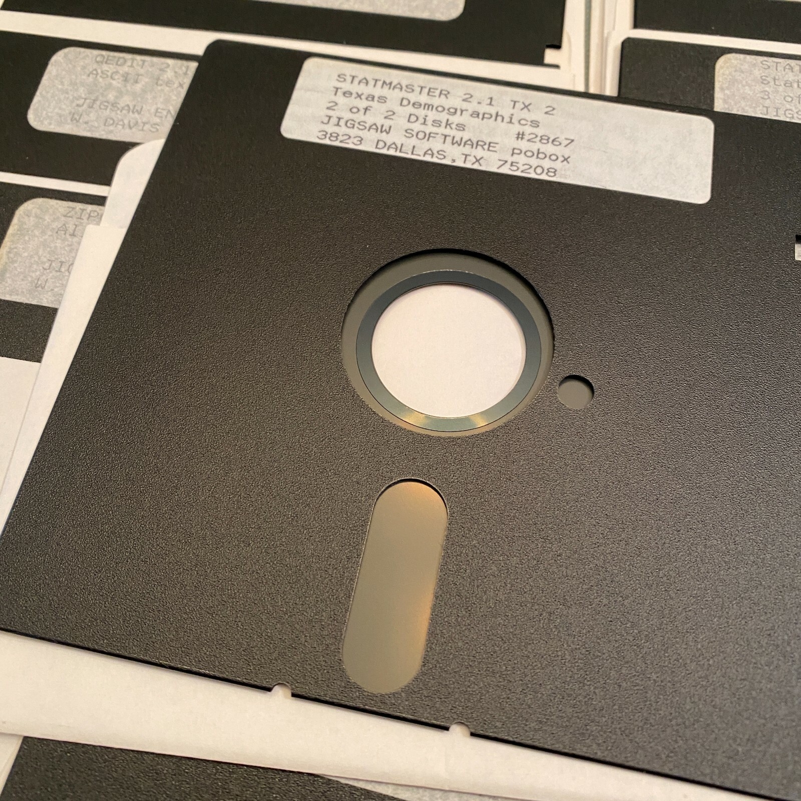 Jigsaw Software Lot 13 5.25” Floppy Disks Statmaster Copy Publisher Statistics