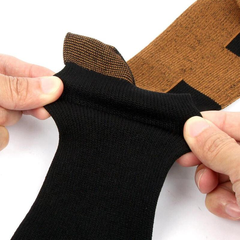 10 Pairs Copper Compression 20-30mmHg Graduated Support Socks Mens Womens S-XXL