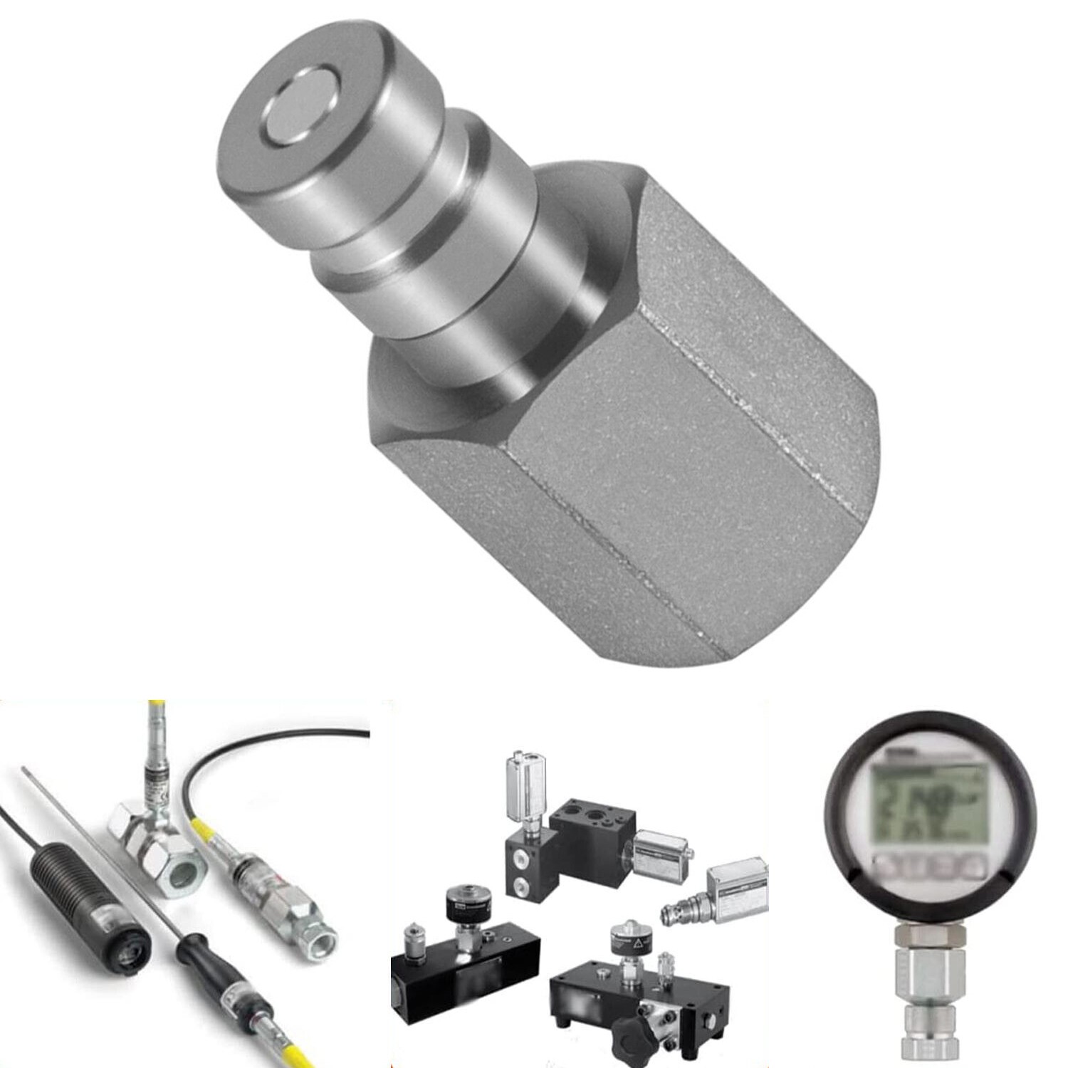 PD342 Series PD Test Port & Diagnostic Equipment Quick Coupler 1/8" Body Size