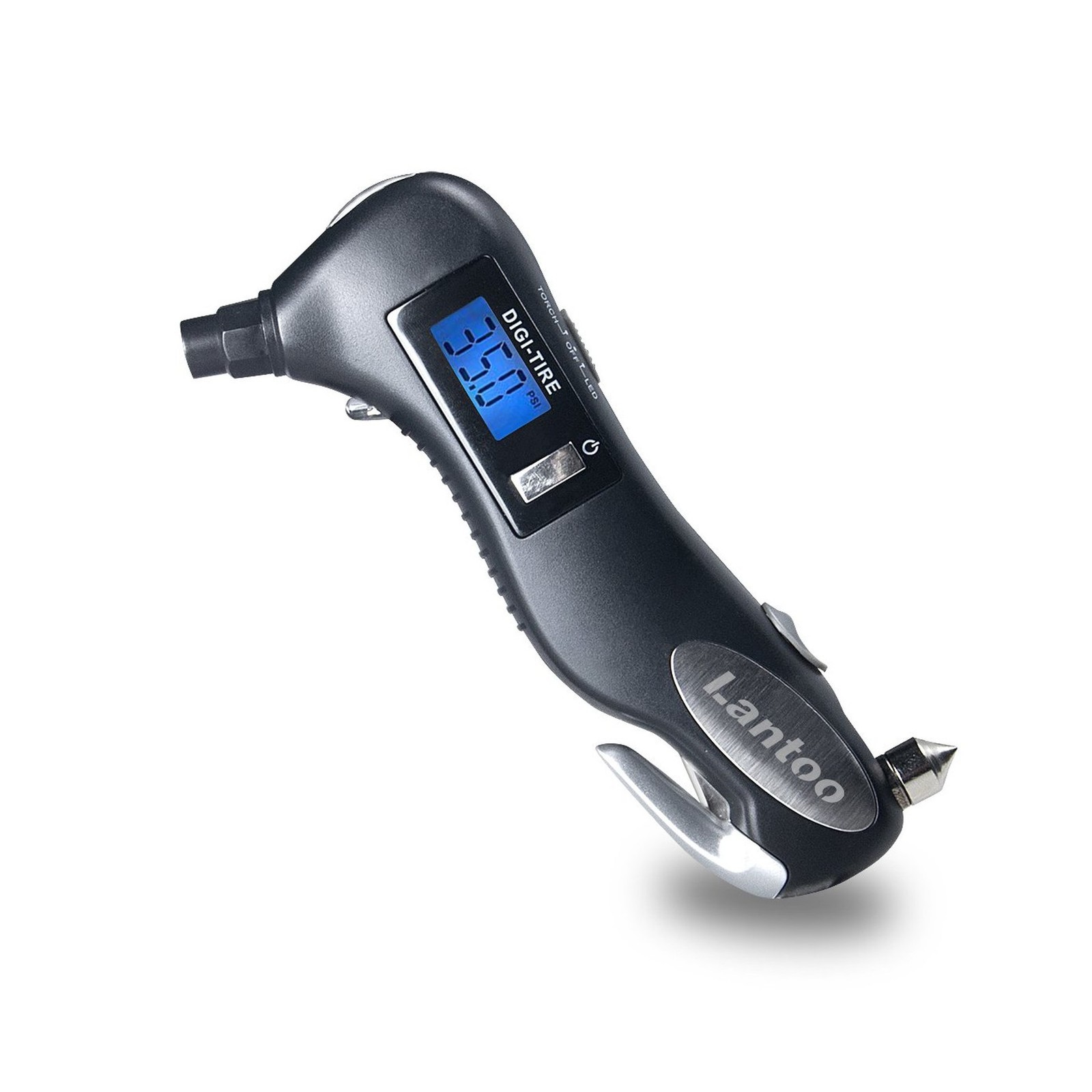 Digital Tire Pressure Gauge 150 PSI – 5-in-1 Emergency Tool for Cars, Truc