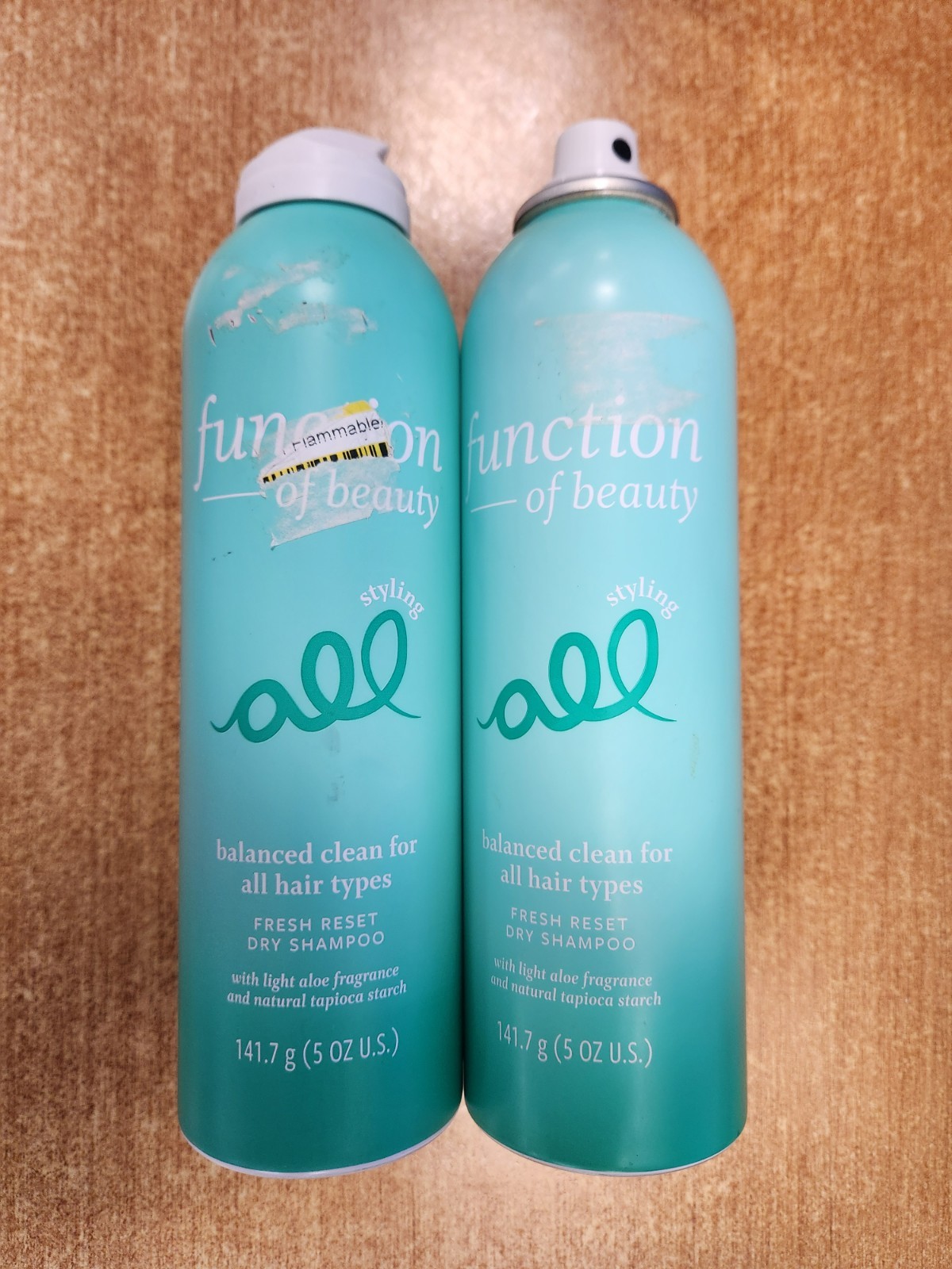2 Pk: Function of Beauty Balanced Clean Dry Shampoo, 5 oz ea. EXP (10/26)  W7A