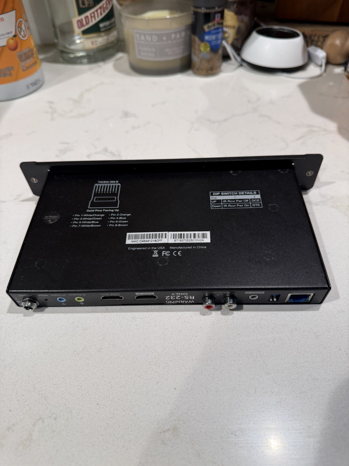 Binary 4K Media over IP MOIP Transmitter B-900-MOIP-4K-TX