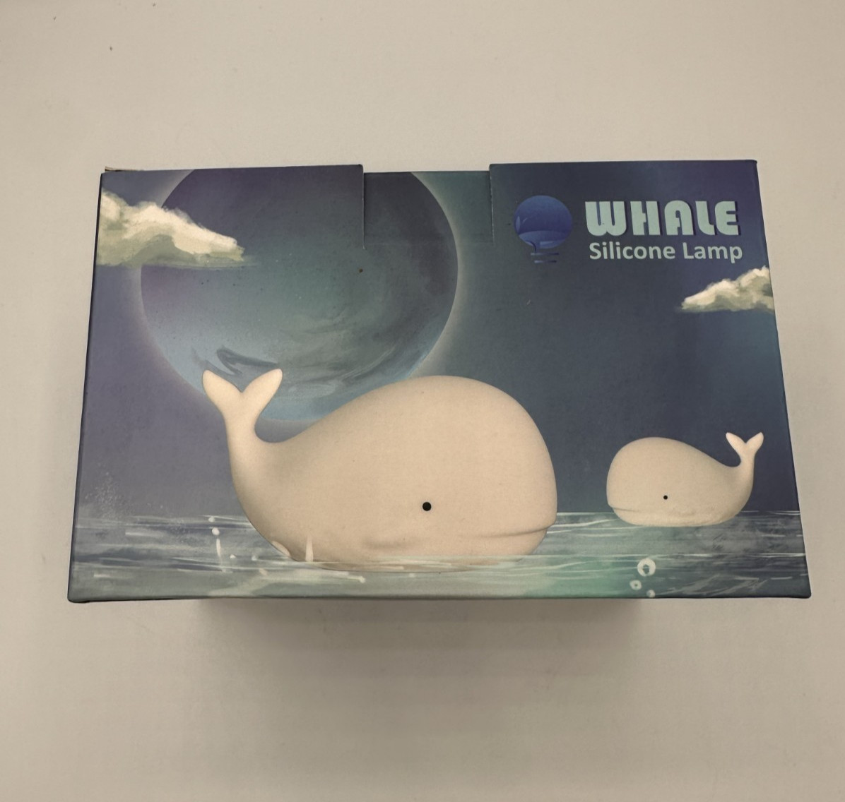 Lot of 10 Soft Silicone Night Light Whale Animal Home Deco Seven Colors For Kids