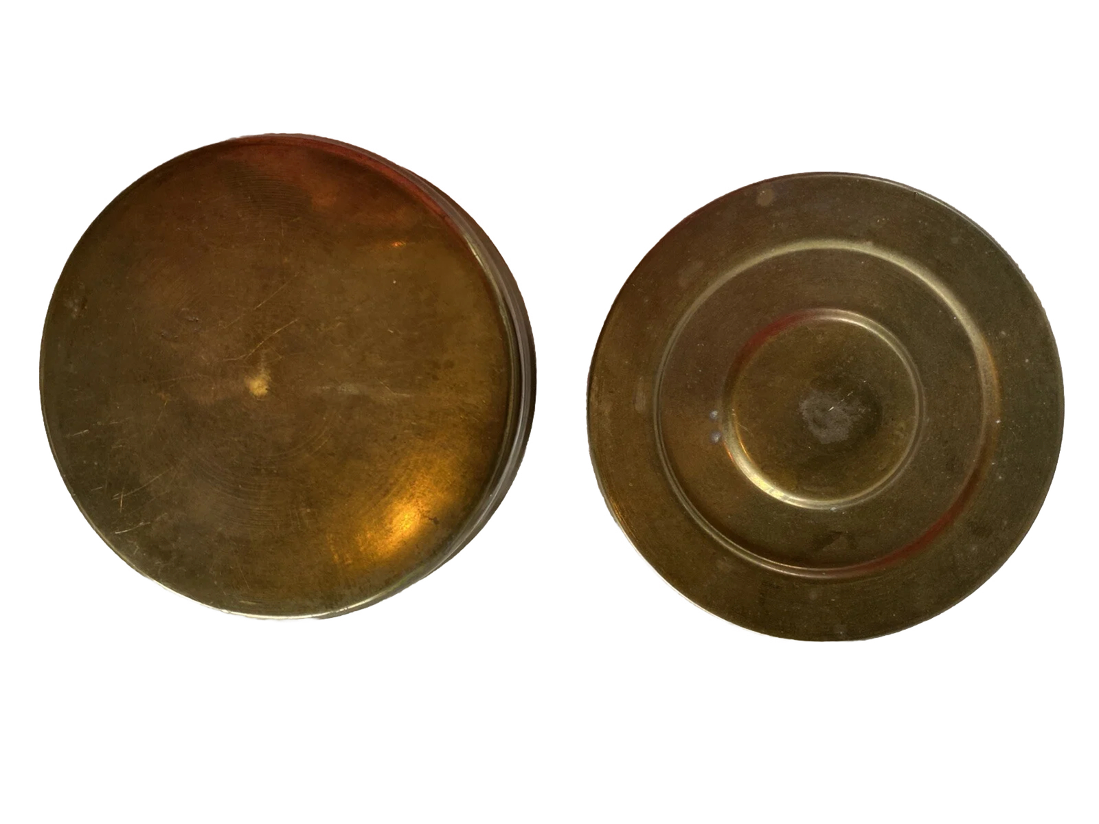 VINTAGE BRASS KITCHEN / TRINKET BOX