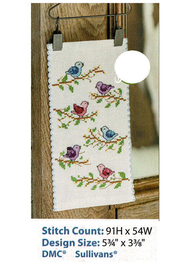 FRIENDLY TWEETS   CROSS STITCH PATTERN ONLY     YD   SRW