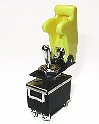 Safety Toggle Switch DPST 20 Amp "YELLOW"