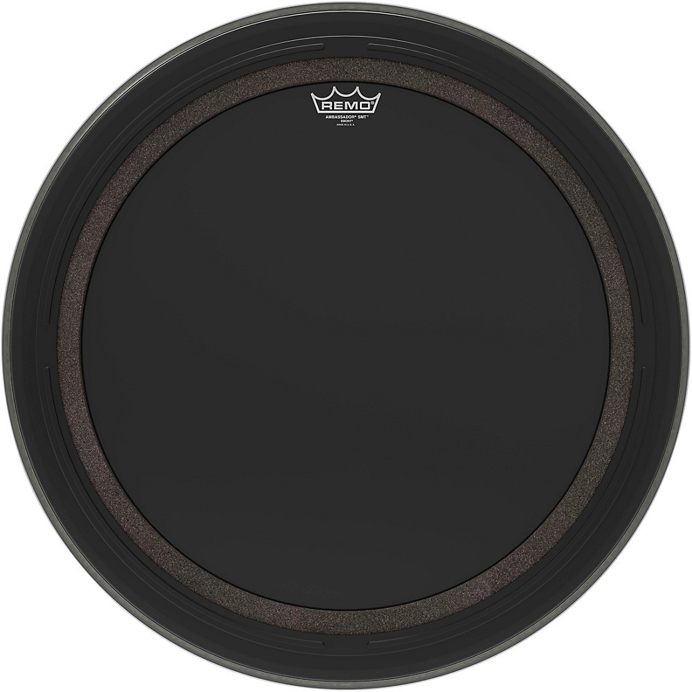 Remo Ambassador SMT Ebony Bass Drumhead - 24 in.