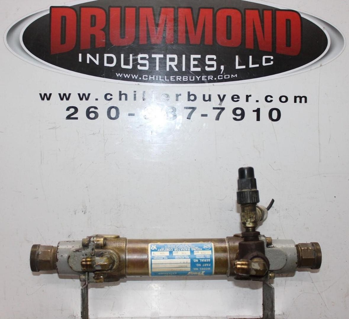 YOUNG HEAT EXCHANGER HF-201-HYIP 307008 250 PSI SHELL 150 PSI TUBE 350°F