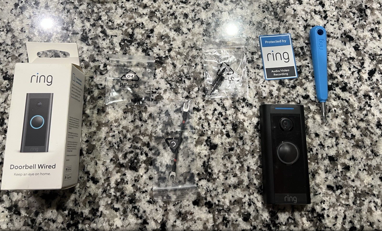 Ring Doorbell Wired Unused Open Box