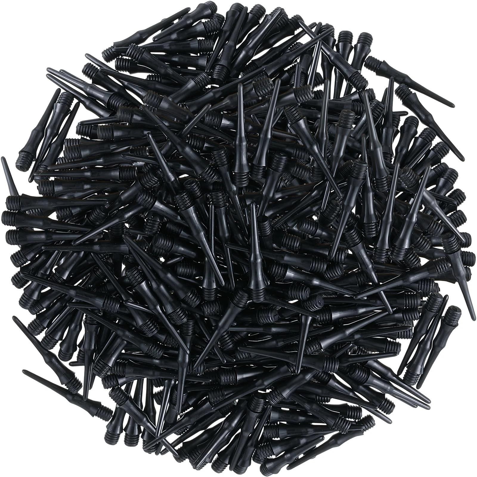 Viorawhite 200 Pack 2ba Thread Soft Tip Dart Points Plastic Replacement Dart ...