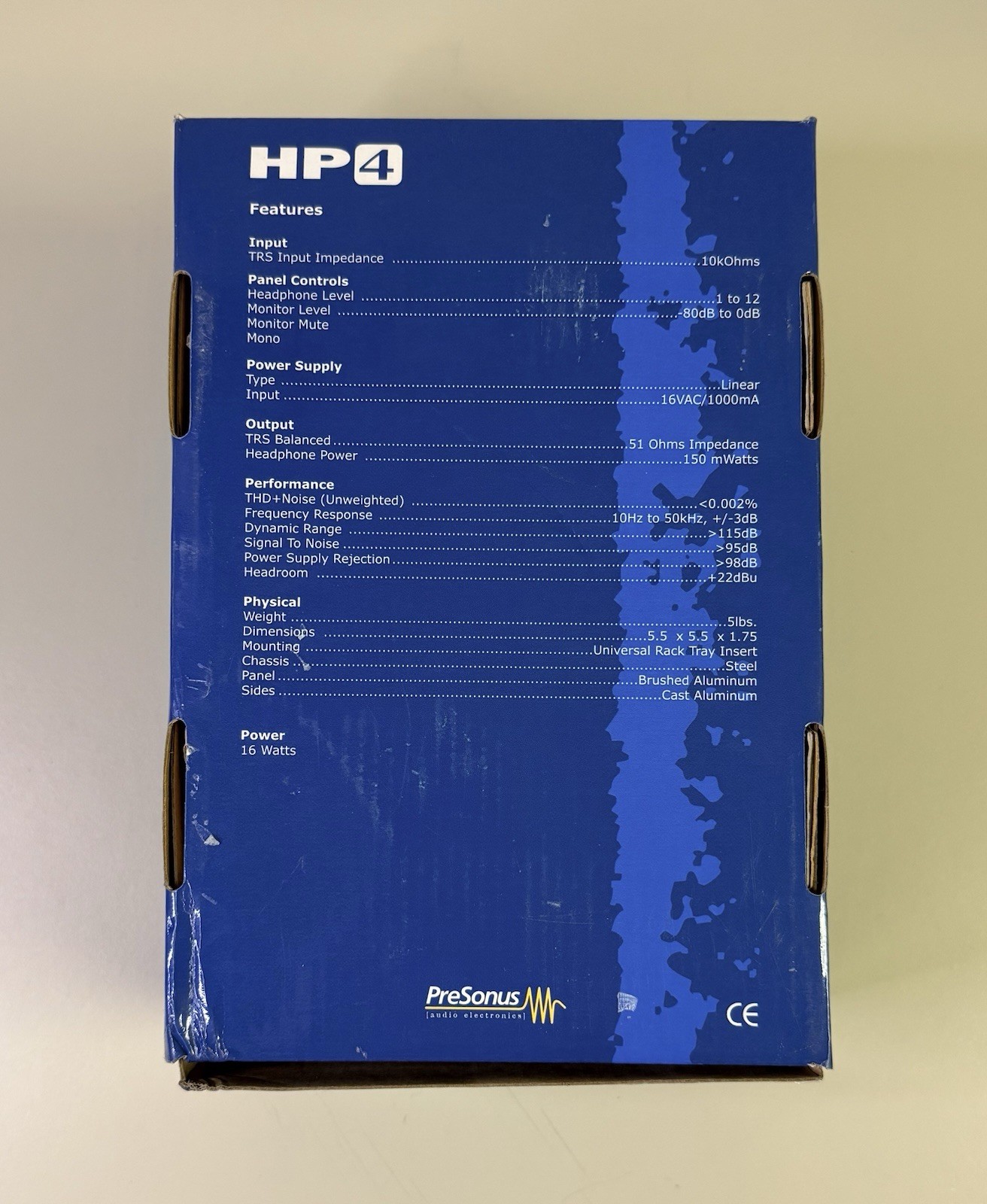 PreSonus HP4 4-Channel Headphone Amplifier Distribution System w/ Box