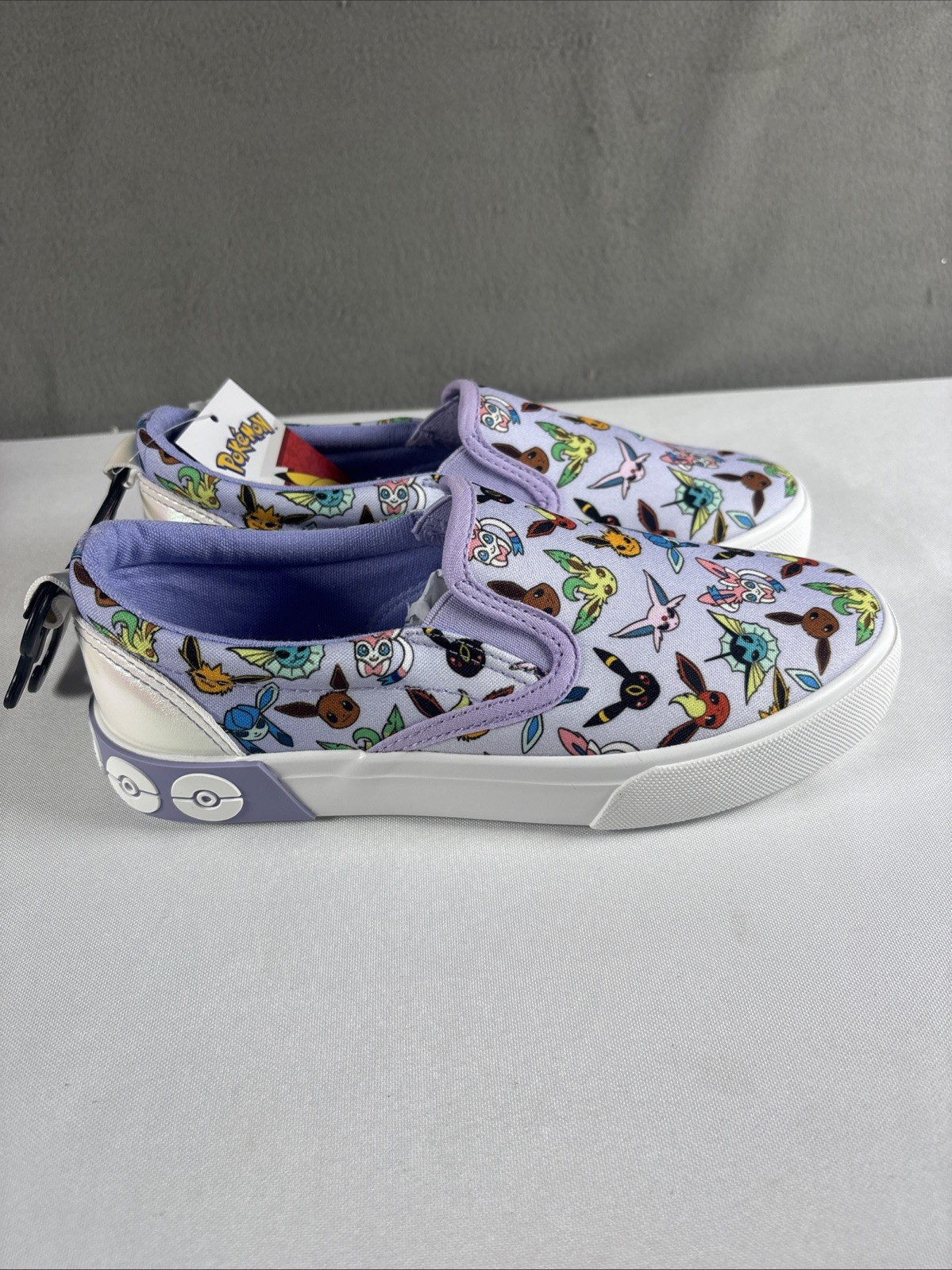 Pokémon Slip-On Canvas Shoes Youth Size 3 Sylveon Umbreon Espeon