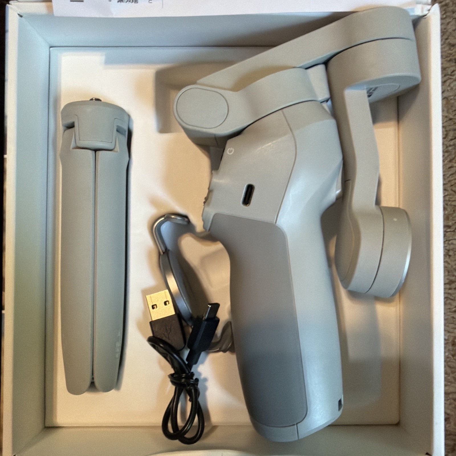DJI Osmo Mobile SE Smartphone Gimbal Stabilizer Light Gray Open Box