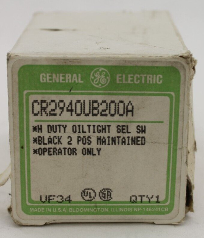 GE CR294OUB200A Selector Switch
