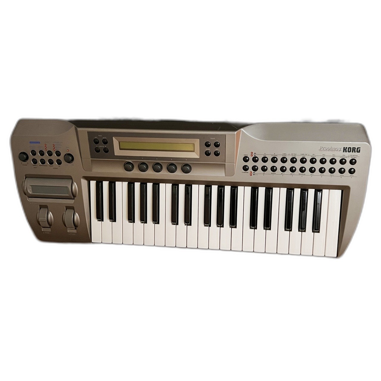 Korg Prophecy Mono Solo Synthesizer 37-Key MOSS Physical Modeling Silver Tested