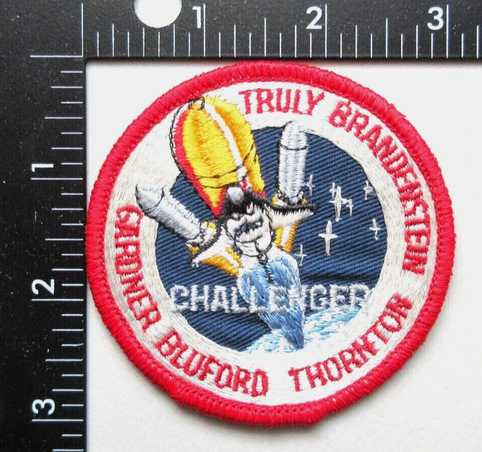 ⭐NASA STS-8 SPACE SHUTTLE CHALLENGER MISSION ASTRONAUTS SPACE COLLECTIBLE PATCH