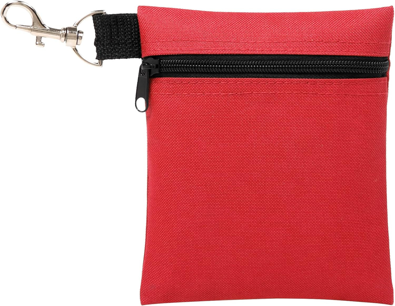 Golf Tee Pouch, 5.62 X 6.87 Inch Professional Zipper Golf Tee/Ball Pouch Bag wit