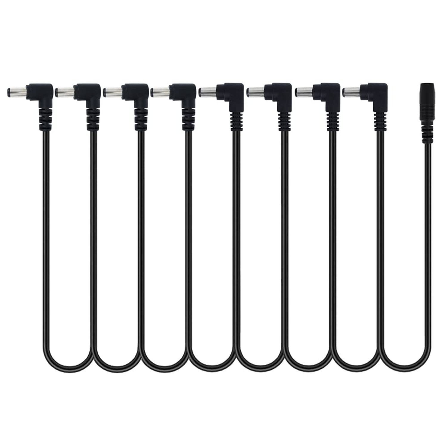 1 to 8 Way Daisy Chain Cable Guitar Effect Pedal Power Supply 1to8