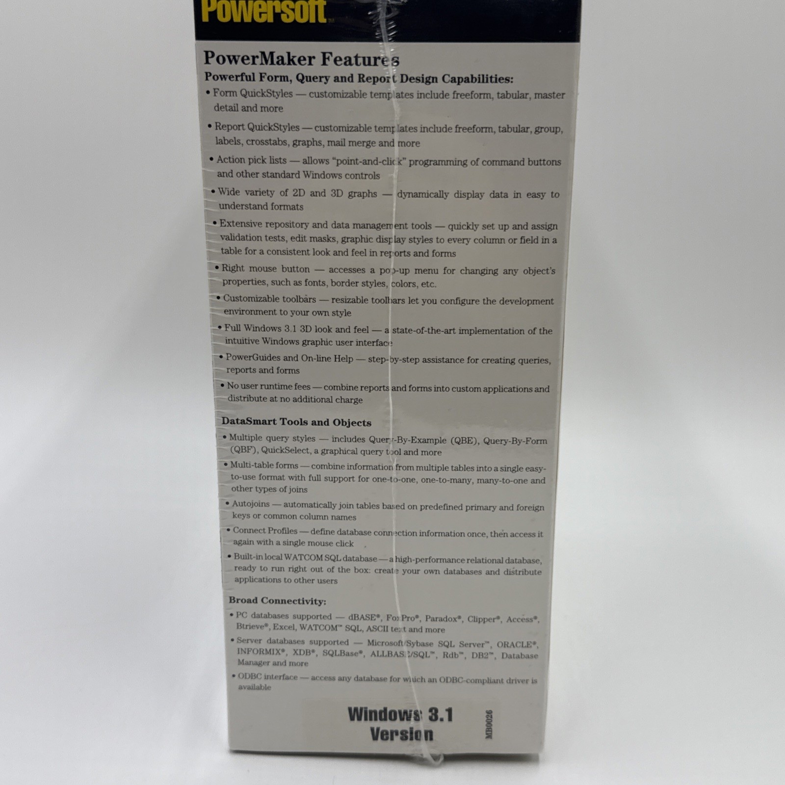 Powersoft Power Maker Windows 3.1 Version, New Sealed