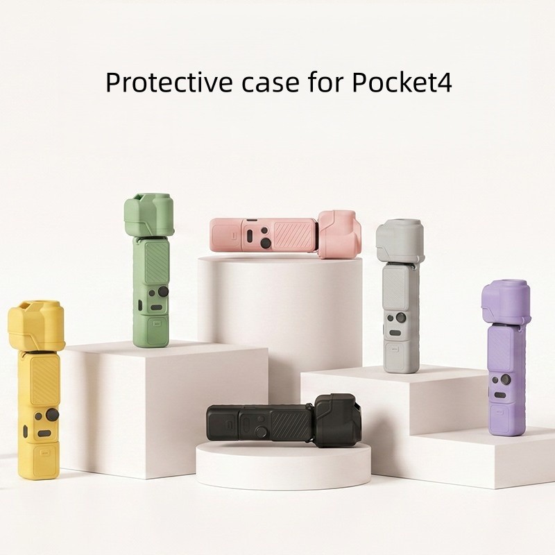 New ​Silicone Cases Lens Cases Screen Cases for DJI Pocket 4 High Quality