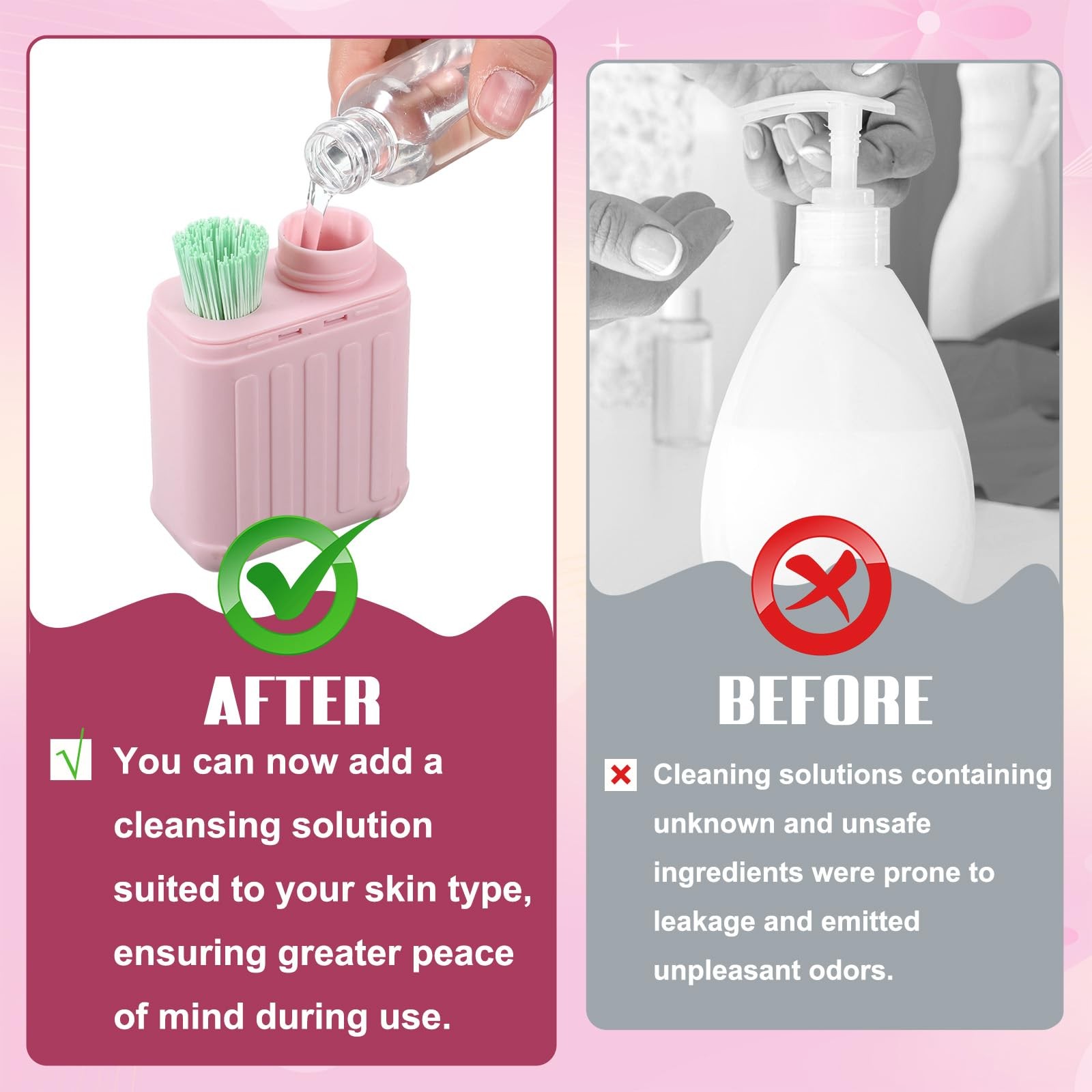 2PCS Piercing Cleaning Kit Contains 480PCS Disposable Ear Piercing Cleaning Flos