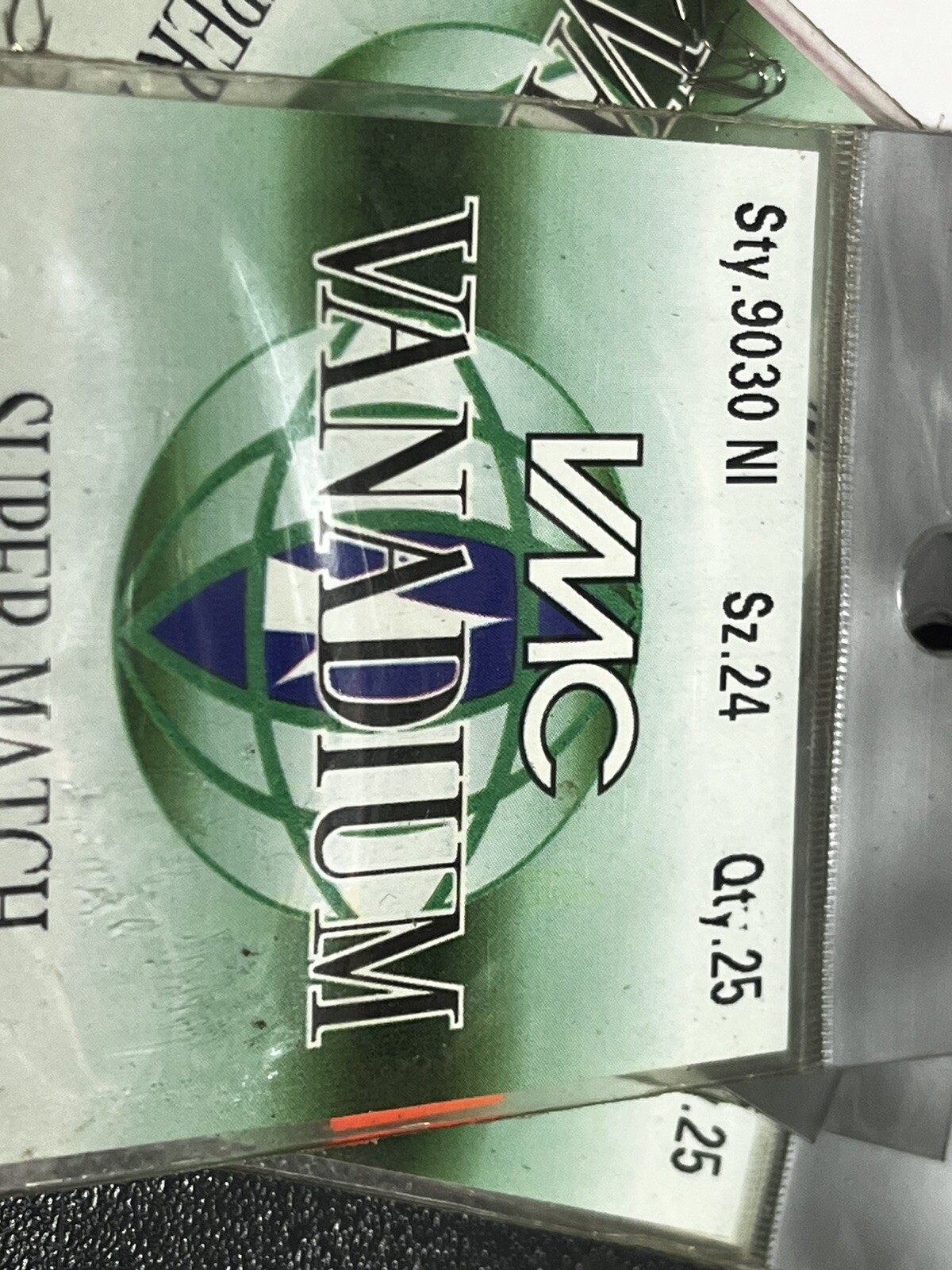 VMC Vanadium size 24 super match hooks packet of 25 small tiny match micro barb