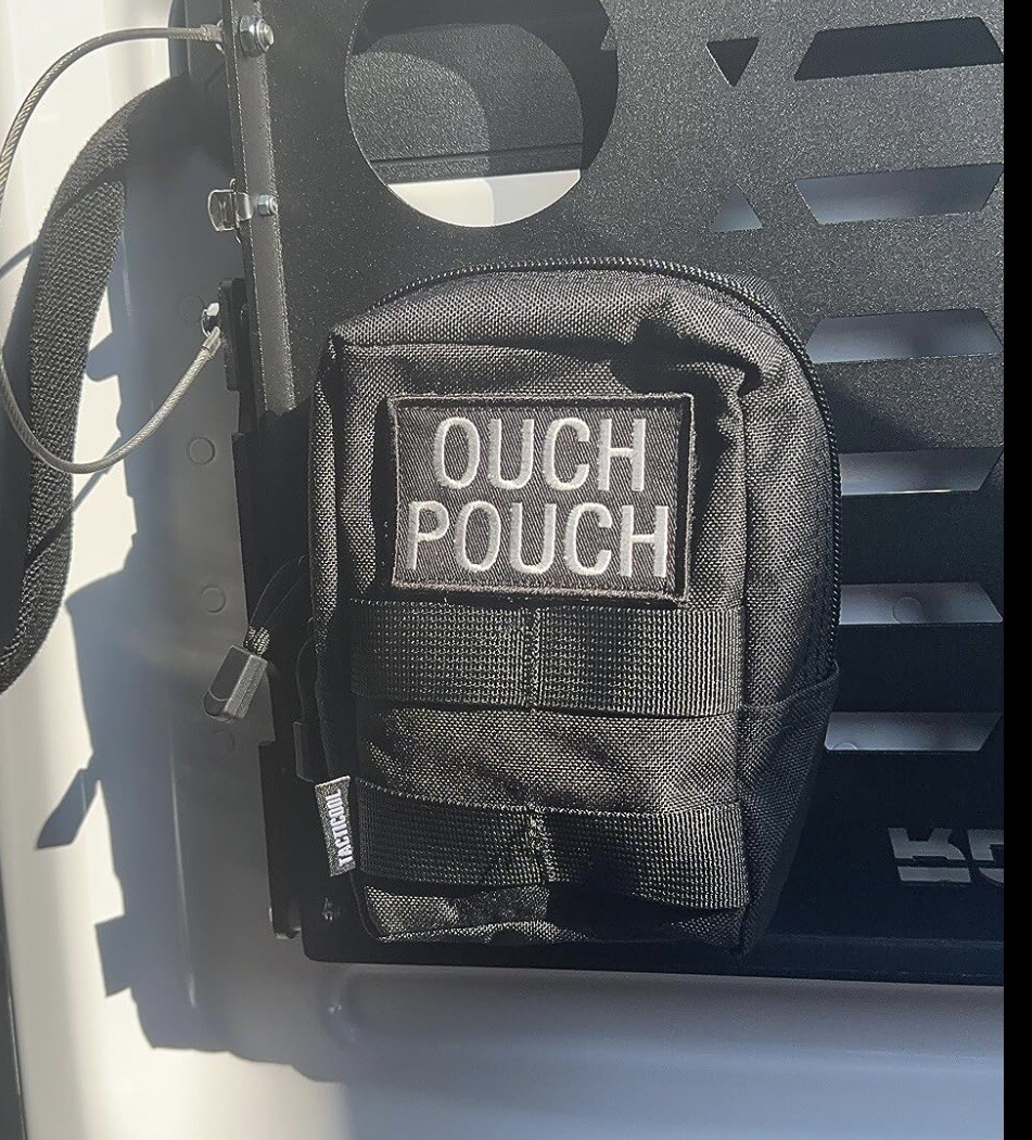 Ouch Pouch Funny Medical Morale Tactical Hook And Loop Military Medic Patch- 2x3