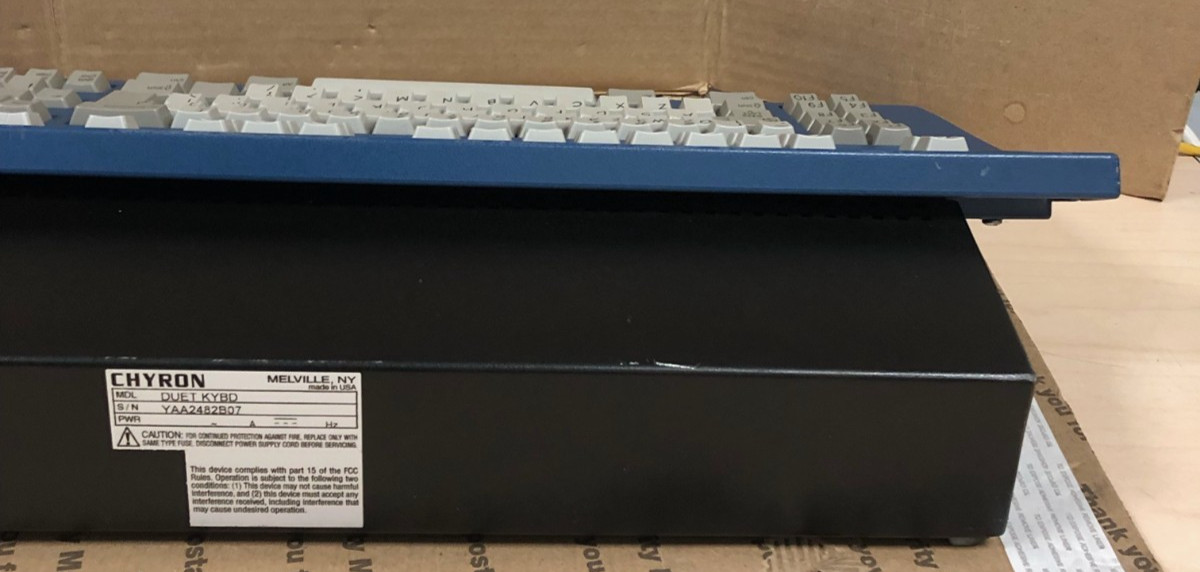 PARTS! CHYRON Duet CHYRON KYBD Character Generator Editing Keyboard (UNTESTED)