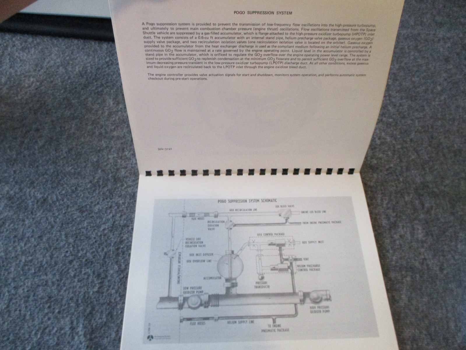 NASA/ROCKETDYNE SPACE SHUTTLE MAIN ENGINE "SSME" DESIGN FEATURES 1975 BOOK