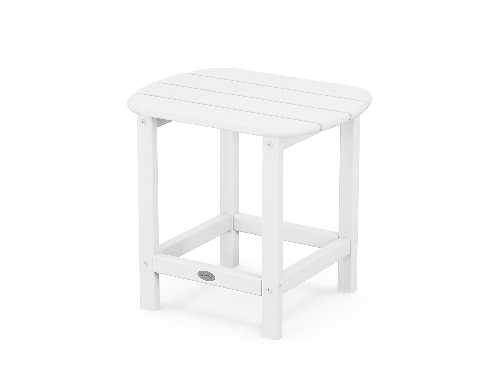 SBT18WH South Beach 18" Outdoor Side Table, White