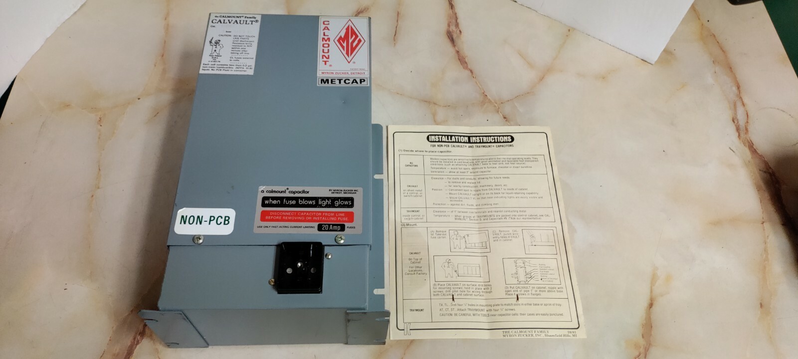 CALMOUNT CALVAULT CAPACITOR 643VLM