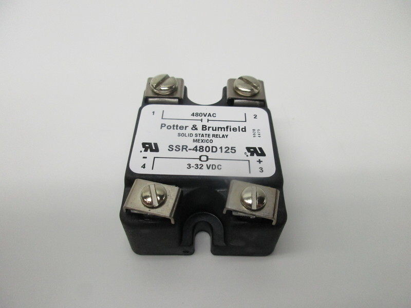 POTTER & BRUMFIELD SSR-480D125 SOLID STATE RELAY 3-32VDC  NSNP