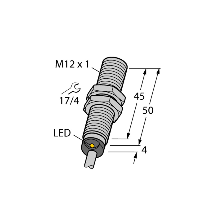 TURCK  BI2-M12-VN6X 16402 Inductive sensor NPN