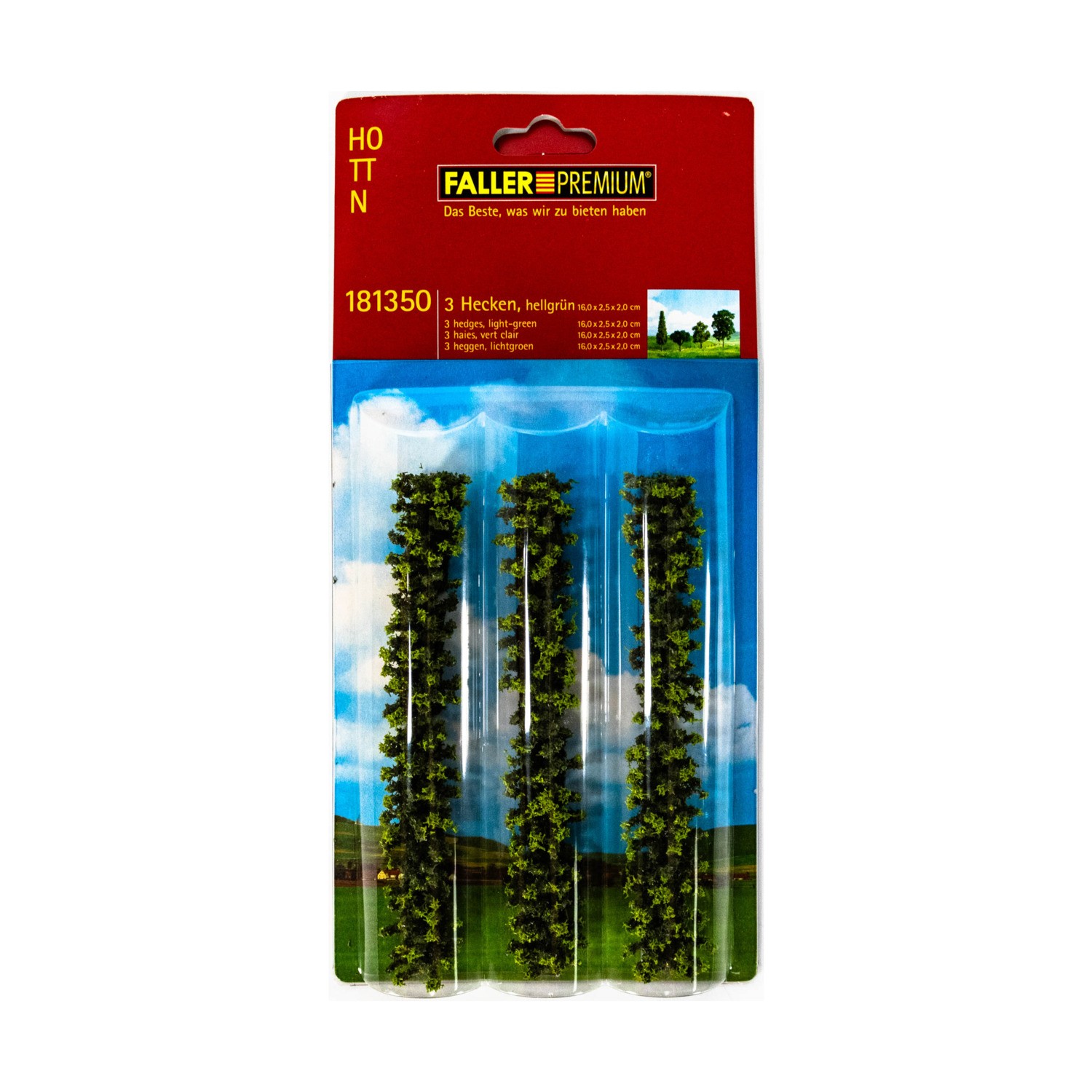 Faller Hedges - Light Green New