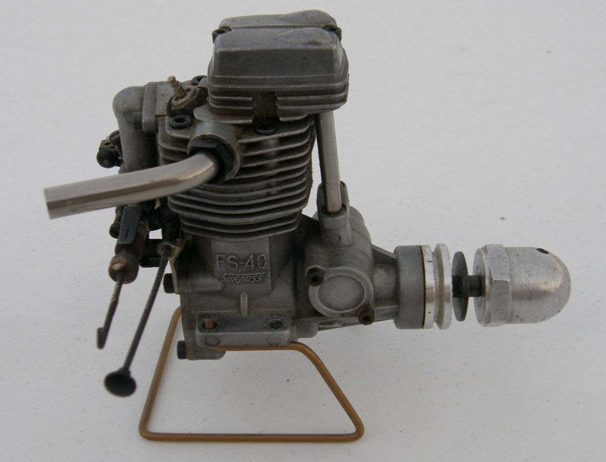 OS FS-40 Surpass 4-Stroke Gas/Nitro Model Airplane Glow Engine