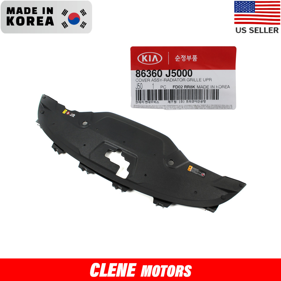 OEM KIA Stinger Radiator Core Support Sight Shield Splash Cover Panel 86360J5000