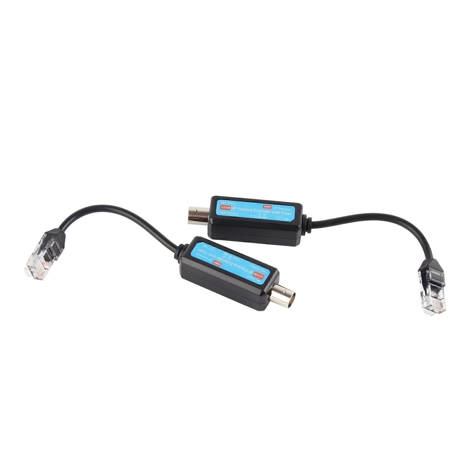 1Pair 10/100Mbps 1CH Passive IP Network Coaxial Transmitter Receiver