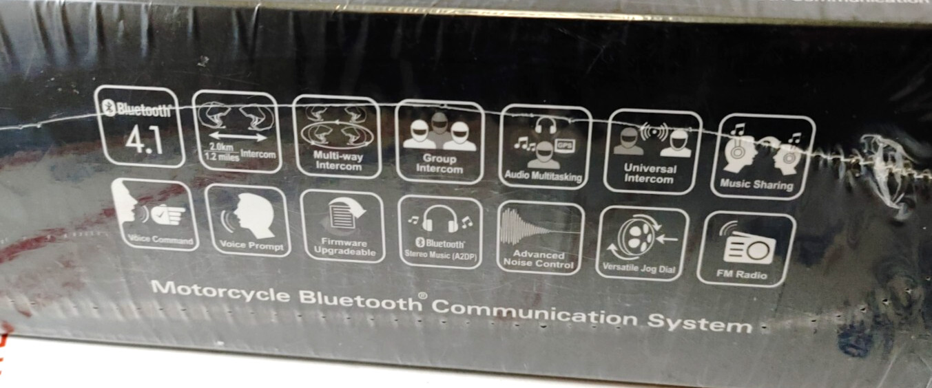 Single SENA 20S BlueTooth 4.1 Motorcycle Helmet Communication Intercom Headset