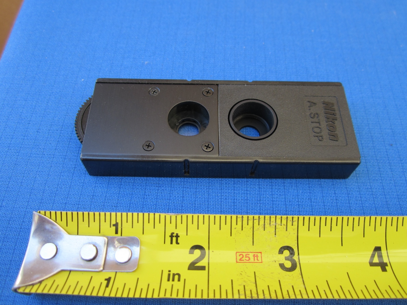 MICROSCOPE PART FILTER SLIDE ROTABLE A. STOP NIKON JAPAN AS IS BIN#F9-03