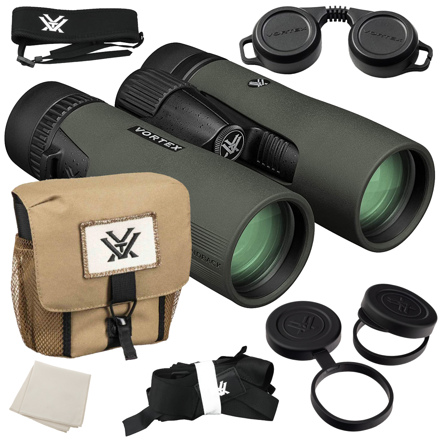 Vortex Optics Diamondback HD 8x42 Binocular with Free Camo Digital Hat Bundle