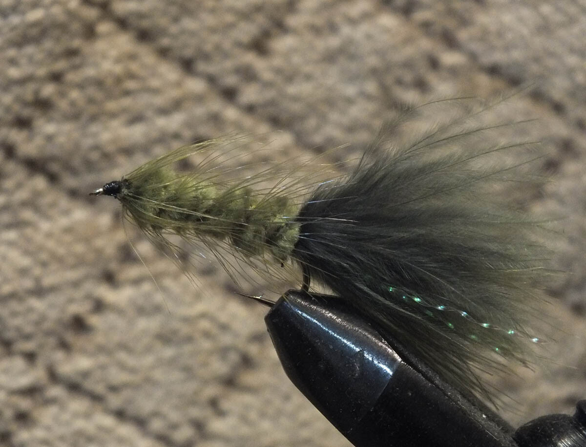 Woolly Bugger Olive Size 4 - 1 Dozen Wet Trout Fly F785