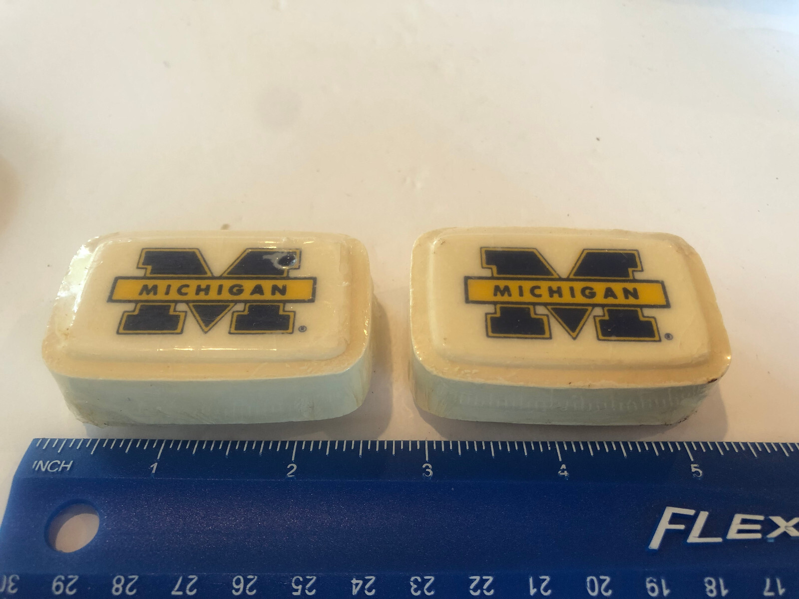 NEW LOT of 2 Mini University of Michigan Wolverines Bar Hand Soaps #F3