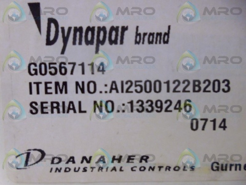 DYNAPAR G0567114 ENCODER NSMP