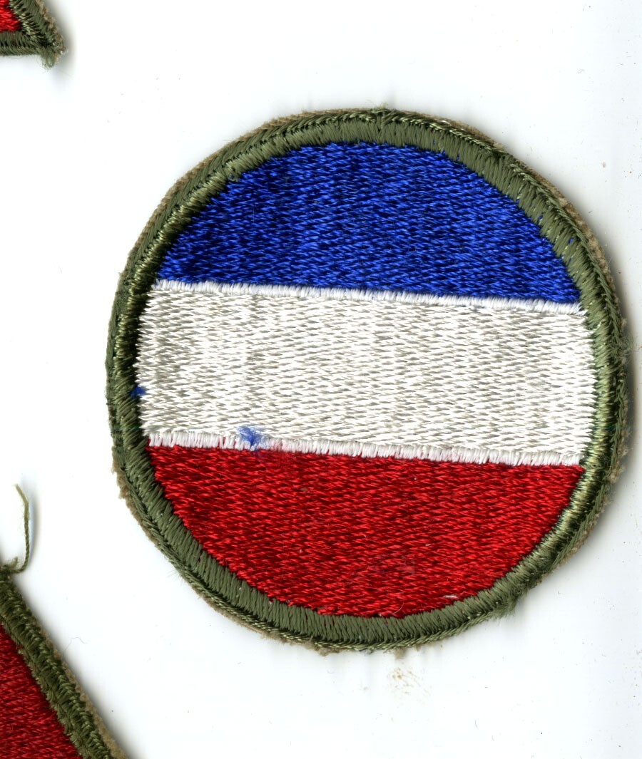 Army Ground Forces White Back Patch WWII Original