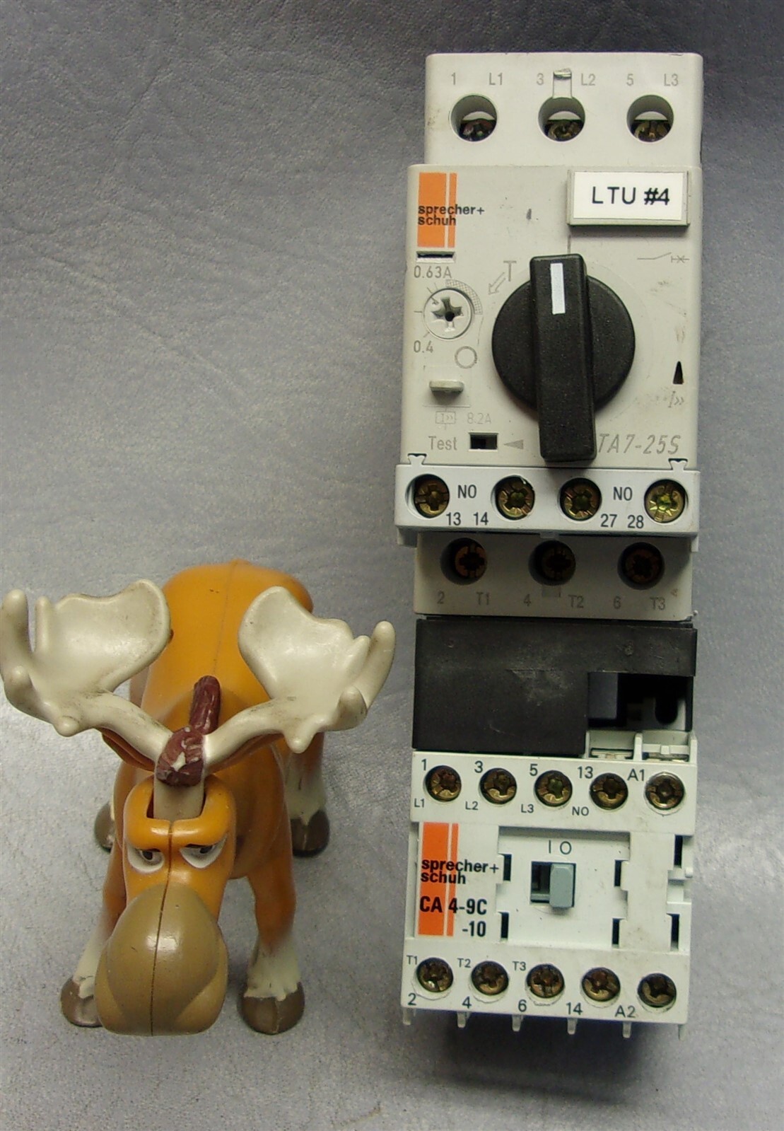 KTA7-25S-0.63A Manual Motor Starter with CA4-9C-10 Contactor Sprecher & Schuh
